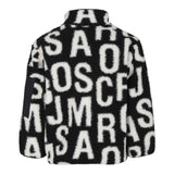 MARC JACOBS cappotto bicolore modello teddy logato Bianco/nero per Bambino W60261J BIANCO/NERO MARC JACOBS 