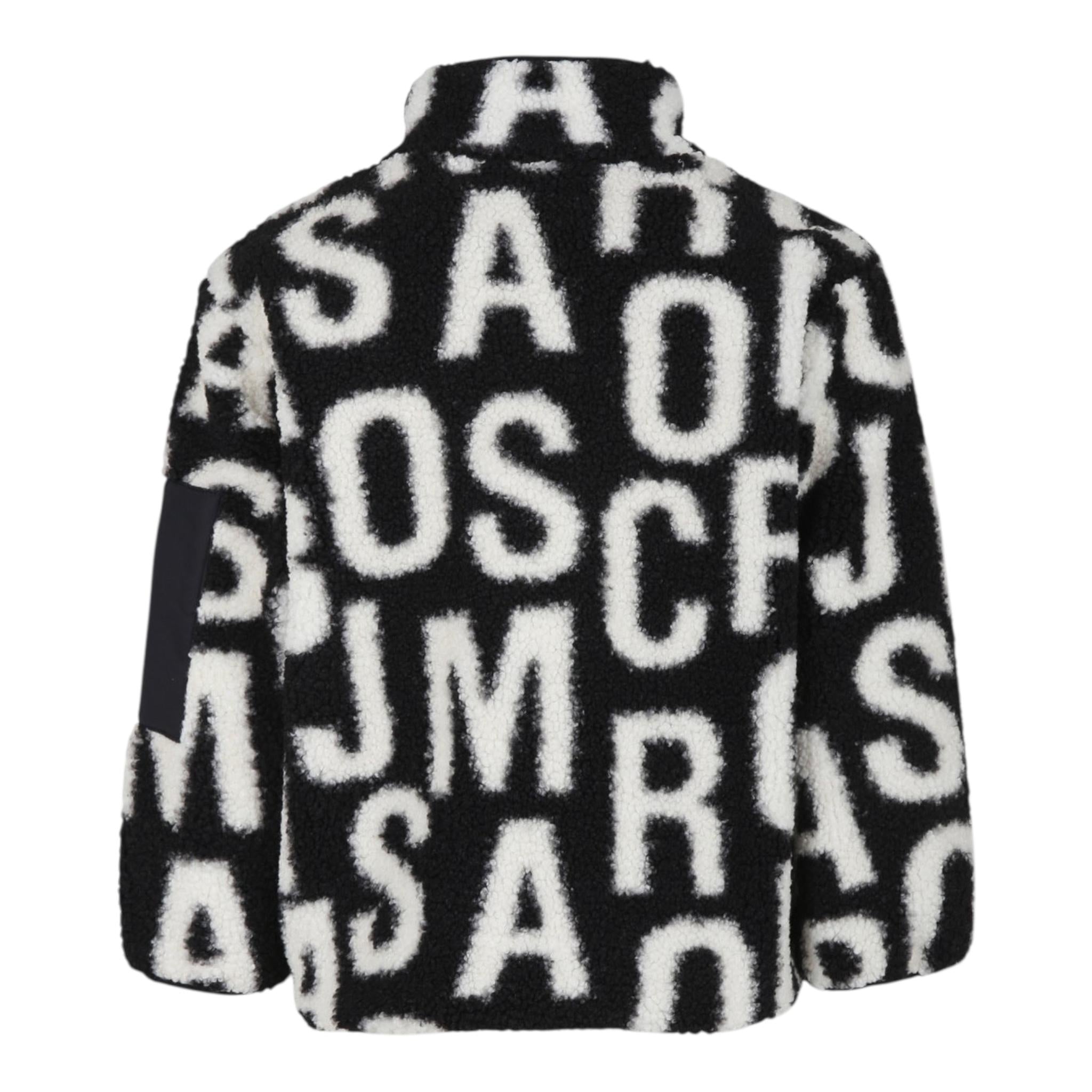 MARC JACOBS cappotto bicolore modello teddy logato Bianco/nero per Bambino W60261J BIANCO/NERO MARC JACOBS 