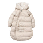 IL GUFO sacca piumino tinta unita con cappuccio e guanti Beige per Neonata A23SO010N0068 BEIGE IL GUFO 