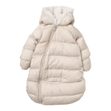 IL GUFO sacca piumino tinta unita con cappuccio e guanti Beige per Neonata A23SO010N0068 BEIGE IL GUFO 