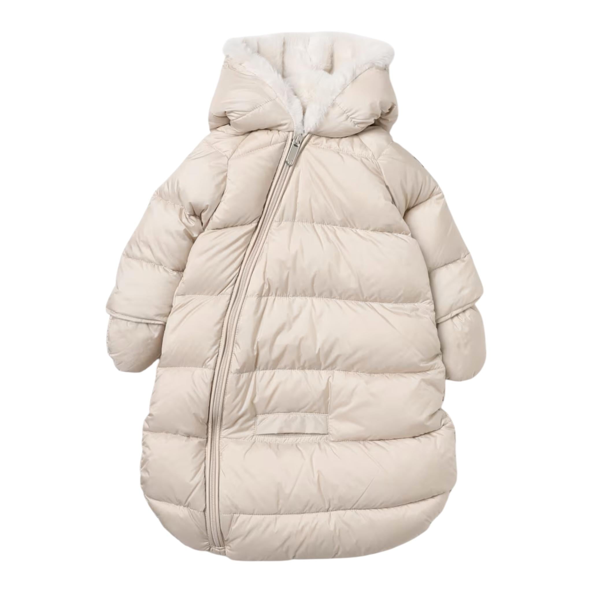 IL GUFO sacca piumino tinta unita con cappuccio e guanti Beige per Neonata A23SO010N0068 BEIGE IL GUFO 
