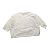 Twinset Plain Sweater With White Embroidery For Girls