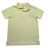 Saint Barth Polo Mezza Manica Tinta Unita con Ricami per Bambino BRIGHTON GIALLO SAINT BARTH 