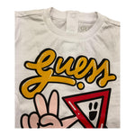 GUESS shirt girocollo tinta unita cn stampa logo Bianco per Neonato N4YI03K8HM4N BIANCO GUESS 