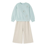 MAYORAL completo 2 pezzi felpa-pantalone bicolore Verde/beige per Bambina 4551 VERDE/BEIGE MAYORAL 