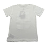Never Too T-Shirt Girocollo tinta unita con Stampa Bianco per Bambino NT1596R BIANCO NEVER TOO 