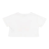 Dixie T-Shirt Girocollo Tinta Unita con Stampa per Bambina MBC8030G50 BIANCO DIXIE 