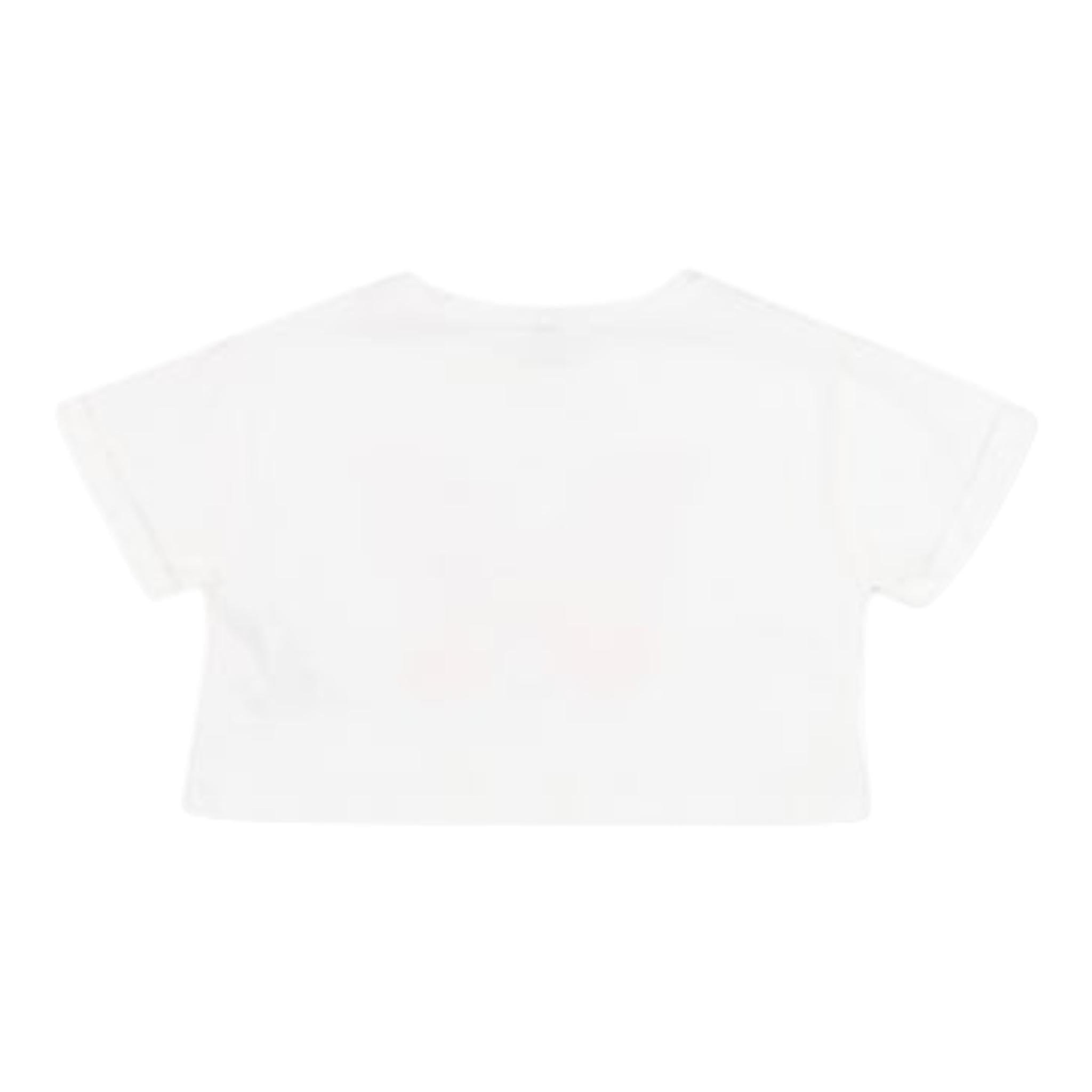 Dixie T-Shirt Girocollo Tinta Unita con Stampa per Bambina MBC8030G50 BIANCO DIXIE 