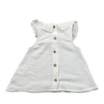 Babyvip Camicia Giromanica Tinta Unita con Colletto per Neonata T1562 BIANCO BABYVIP 