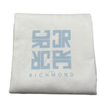 John Richmond Coperta Tinta Unita con Stampa per Neonato RLP26003CE BIANCO/AZZURRO JOHN RICHMOND 