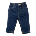 TRUSSARDI jeans tinta unita con elastico in vita Blu per Neonato TIA25201JE BLU TRUSSARDI 