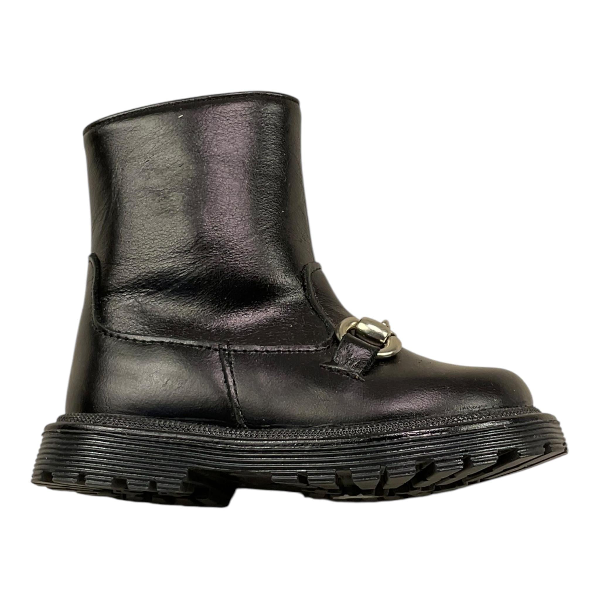 ELI  stivali tinta unita con applicazione Nero per Neonata 27515AH NERO ELI 