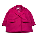 DIXIE cappotto tinta unita doppiopetto Fuxia per Bambina JB09120G56 FUXIA DIXIE 