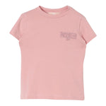 ELISABETTA FRANCHI tshirt girocollo tinta unita con logo Rosa per Bambina EFTS225X ROSA ELISABETTA FRANCHI 
