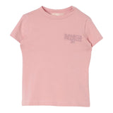 ELISABETTA FRANCHI tshirt girocollo tinta unita con logo Rosa per Bambina EFTS225X ROSA ELISABETTA FRANCHI 