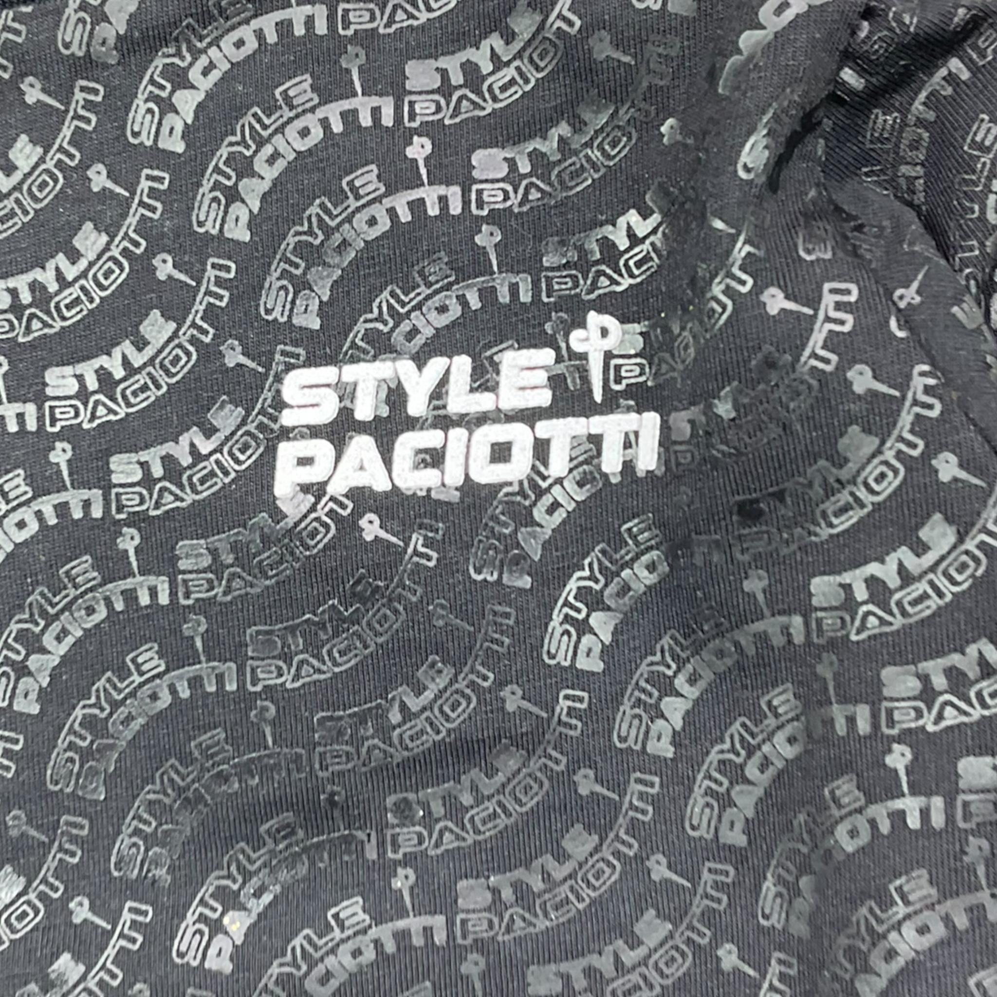 CESARE PACIOTTI shirt girocollo tinta unita con stampa Nero per Neonato TSP5314B NERO CESARE PACIOTTI 