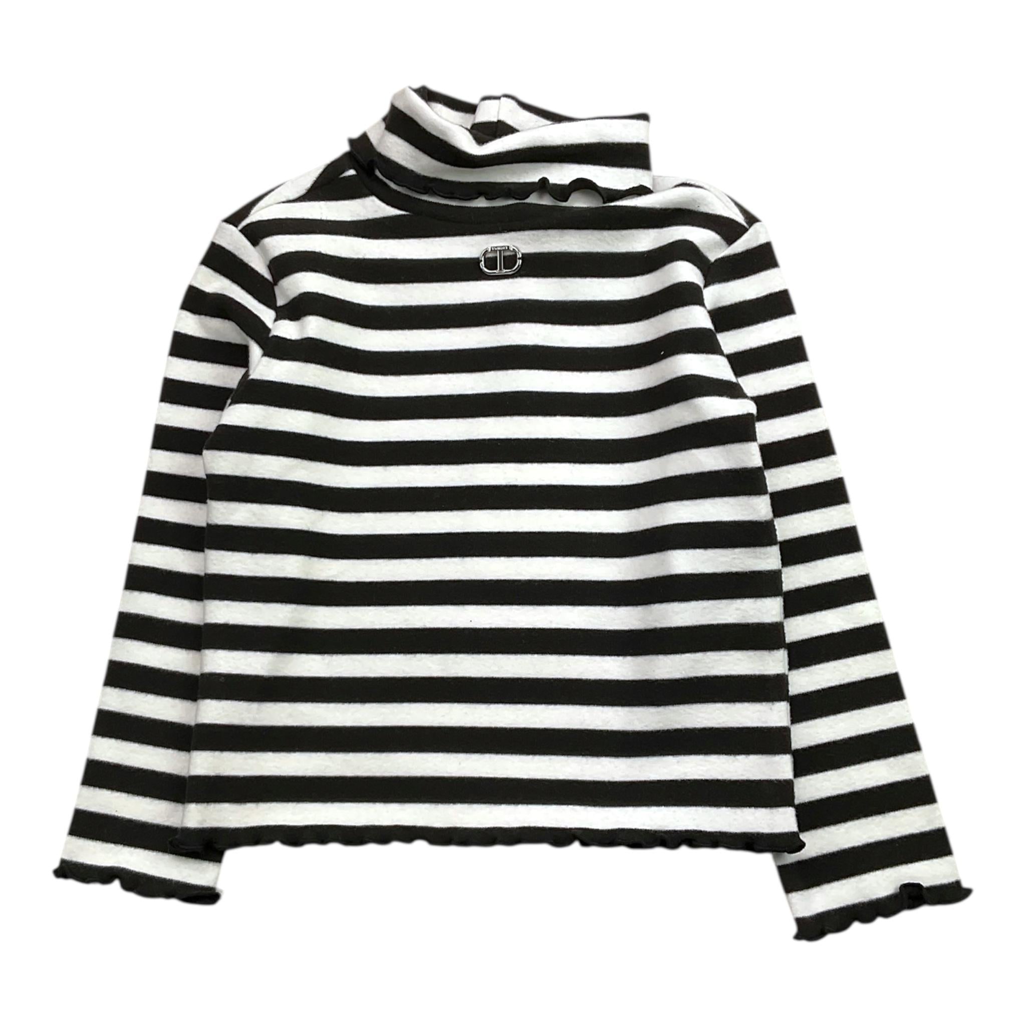 TWINSET maglia bicolore con fantasia a righe Bianco/nero per Neonata 232GJ2157 BIANCO/NERO TWINSET 