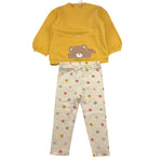MAYORAL completo 2pz felpa-leggins bicolore con stampa Giallo per Neonata 278666 GIALLO MAYORAL 