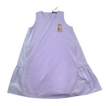 Moschino Abito Tinta Unita con Stampa per Bambina HDV0HE LILLA MOSCHINO 