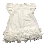 Liu Jo Solid Color Dress With White Ruffles For Baby Girl