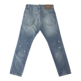 Dsquared2 Jeans Solid Color With 5 Pockets Light Blue For Boys