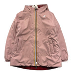 K-WAY giubbino reversibile con zip e cappuccio bicolore Rosa/rosso per Bambina K5123RW ROSA/ROSSO K-WAY 