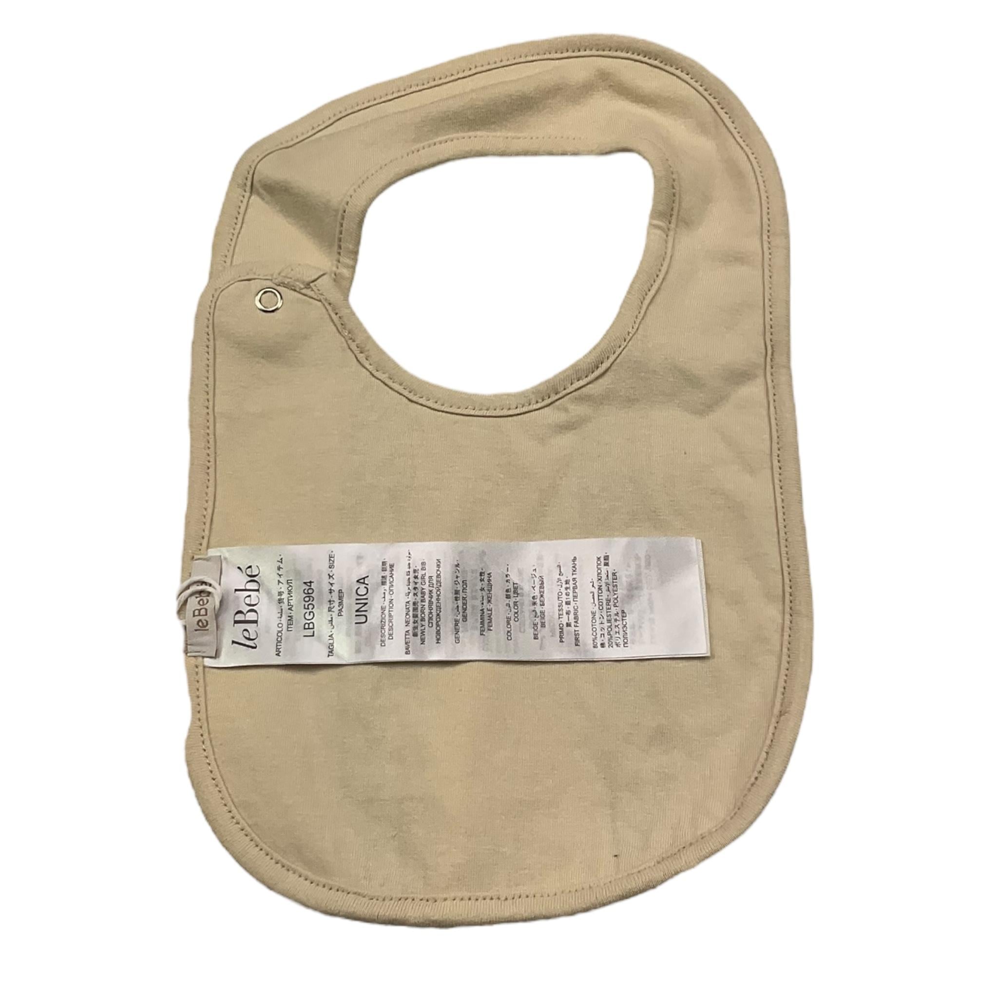 LE BEBE' bevatte tinta unita con ricami  Beige per Neonato LBG5964 BEIGE LE BEBE' 