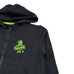 Refrigiwear Felpa con Zip E Cappucci Tinta Unita per Bambino 109WRMJS25 NERO REFRIGIWEAR 