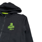 Refrigiwear Felpa con Zip E Cappucci Tinta Unita per Bambino 109WRMJS25 NERO REFRIGIWEAR 