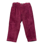 MICHAEL COAL pantalone tinta unita a costine Bordeaux per Neonato 020171N BORDEAUX MICHAEL COAL 