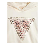 GUESS felpa tinta unita con cappuccio e stampa Panna per Bambina J4BQ08KAX74 PANNA GUESS 