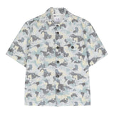 CP Company Plain Half Sleeve Shirt With White Pattern For Boys