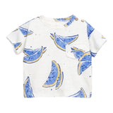 Play Up T-Shirt Tinta Unita con Stampa per Bambino PA033AQ11056 PANNA PLAY UP 