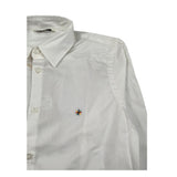 Manuel Ritz Camicia Manica Lunga Tinta Unita con Logo per Bambino MR0263X BIANCO MANUEL RITZ 
