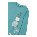MAYORAL shirt girocollo tinta unita con stampa in contrasto Verde per Neonata 4073N VERDE MAYORAL 