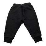 DSQUARED2 pantalone tuta tinta unita con logo Nero per Neonato DQ03FC NERO DSQUARED2 