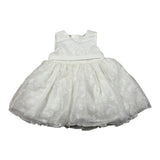 Mini Banda Abito Cerimonia Giromanica Tinta Unita per Neonata 35732 BIANCO MINI BANDA 