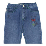 MOSCHINO jeans tinta unita con elastico in vita Blu per Neonato MUP04ZX BLU MOSCHINO 