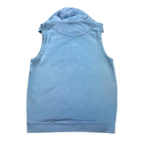 Nupkeet Solid Color Sleeveless Hoodie Blue For Boys