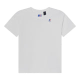 K-Way T-Shirt Girocollo tinta unita Cn Logo Bianco per Bambino K4114WWXXX BIANCO K-WAY 