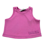 Dusty Color Top Giromanica Tinta Unita per Bambina DJWS5010CN FUXIA DUSTY COLOR 