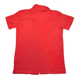 Make Coral Solid Color Half Sleeve Shirt For Boys