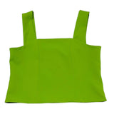 Janice Top Tinta Unita con Zip Retro per Bambina JN508R VERDE JANICE 