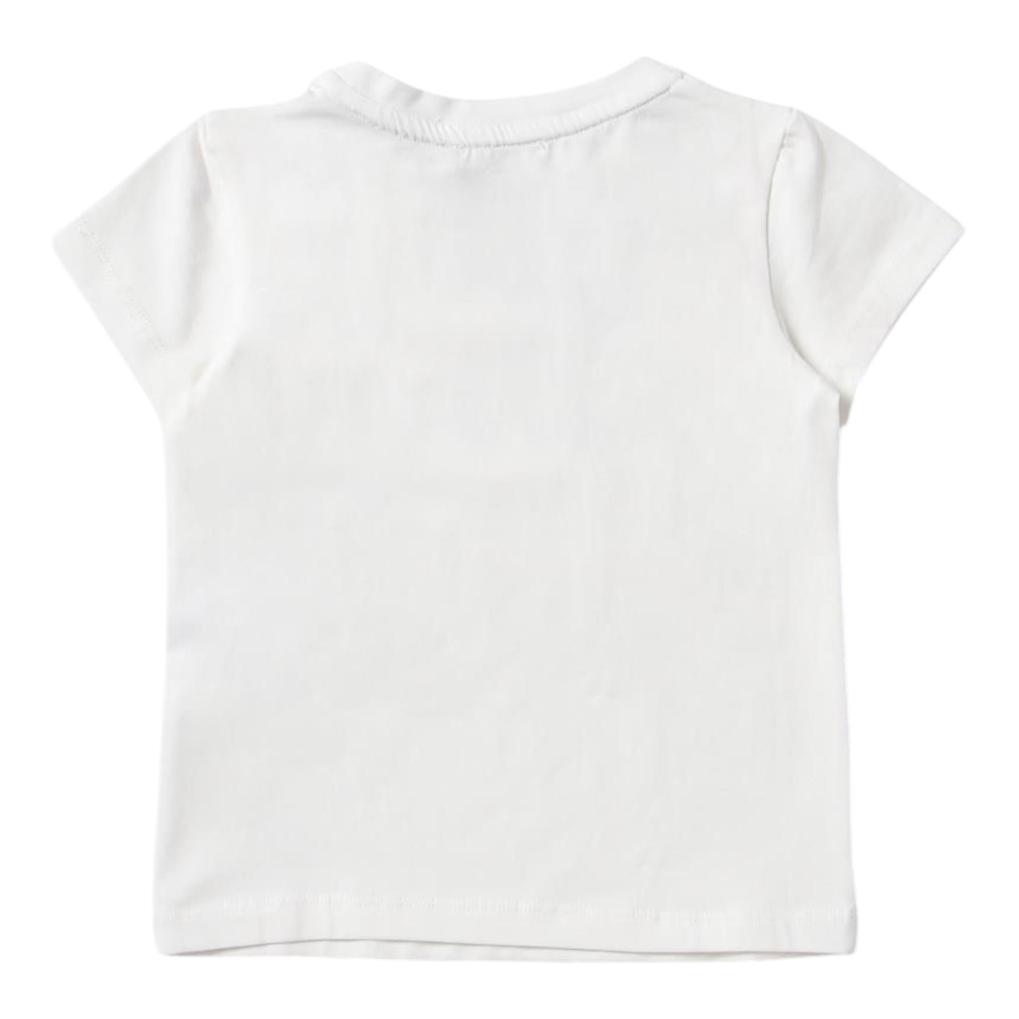 Liu Jo T-Shirt Girocollo Tinta Unita con Stampa per Neonata KA496 PANNA LIU JO 