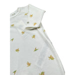 Petit Bateau Tutina tinta unita con Stampa Panna per Neonato A09GF PANNA PETIT BATEAU 