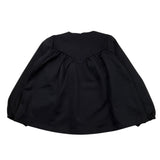 MARIUCCIA camicia manica lunga tinta unita con fiocco in contrasto Nero per Bambina CMMRIR NERO MARIUCCIA 