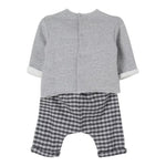 TEDDY E MINOU completo 2 pezzi shirt-pantalone Grigio per Neonato I24CP036C3155 GRIGIO TEDDY E MINOU 
