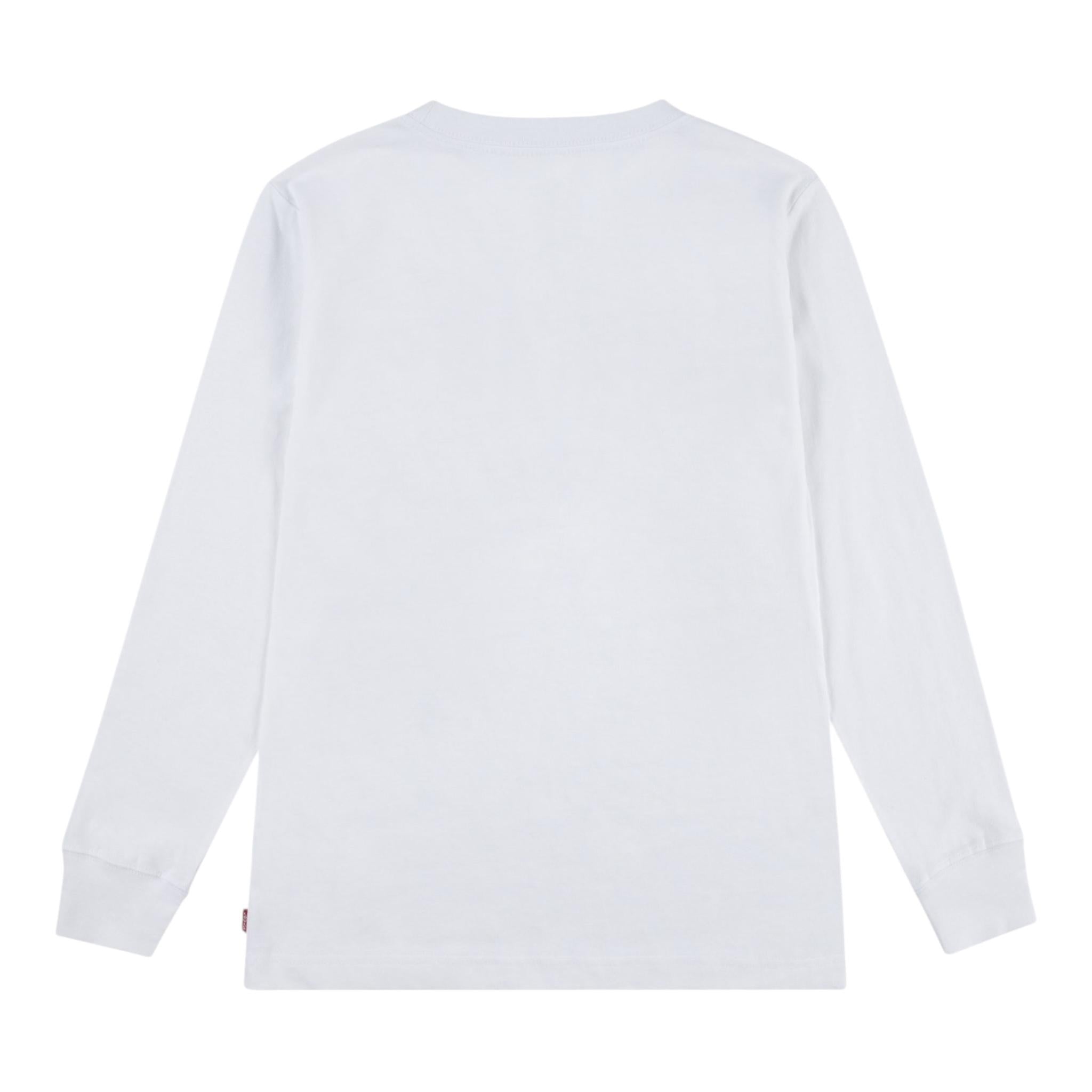 LEVI'S shirt girocollo tinta unita con stampa logo Bianco per Bambino 9EL440 BIANCO LEVI'S 