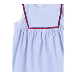 Gucci Abito Giromanica Fantasia A Righe per Neonata 813539 BIANCO/AZZURRO GUCCI 