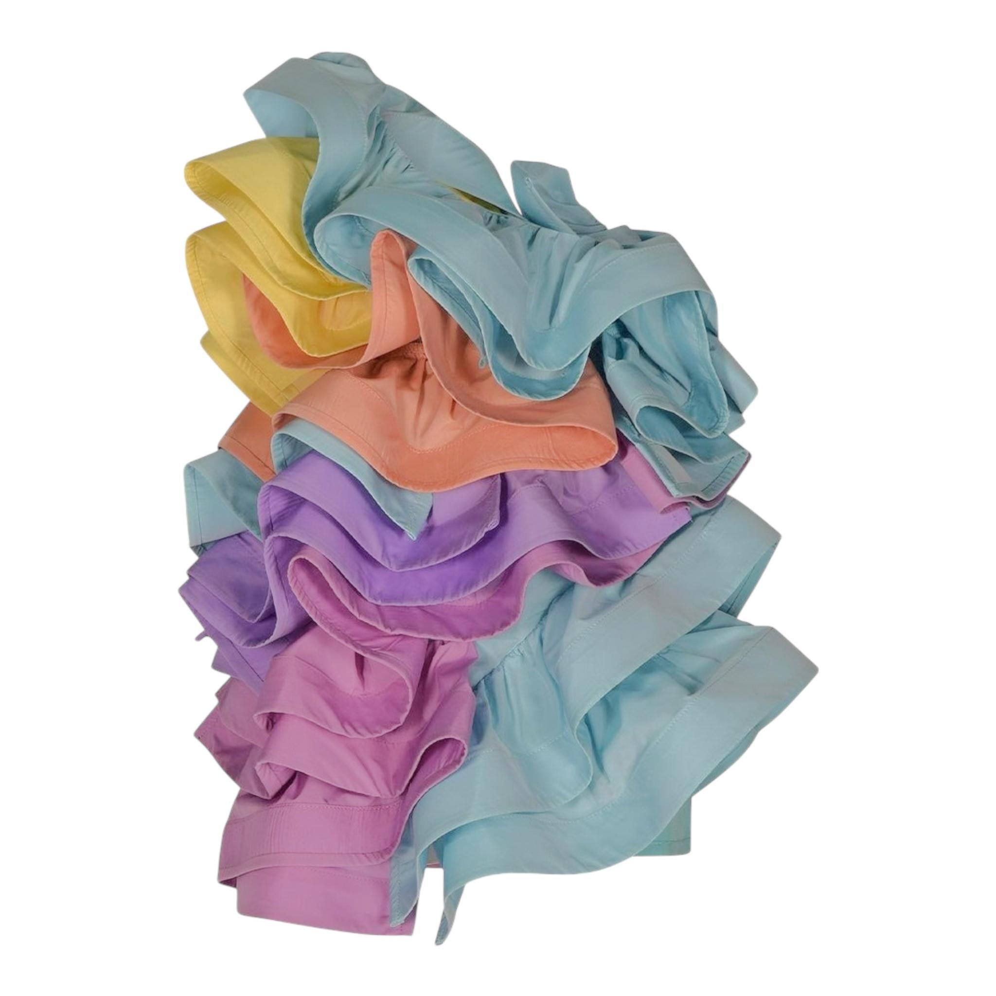 Fun & Fun Abito Multicolor Giromanica con Balze per Bambina DNCBDR01062 MULTICOLOR FUN & FUN 